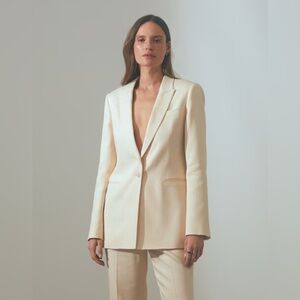 Riess Italian Textured Single Breasted Suit Blazer